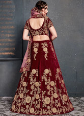 Velvet Lehenga Bridal